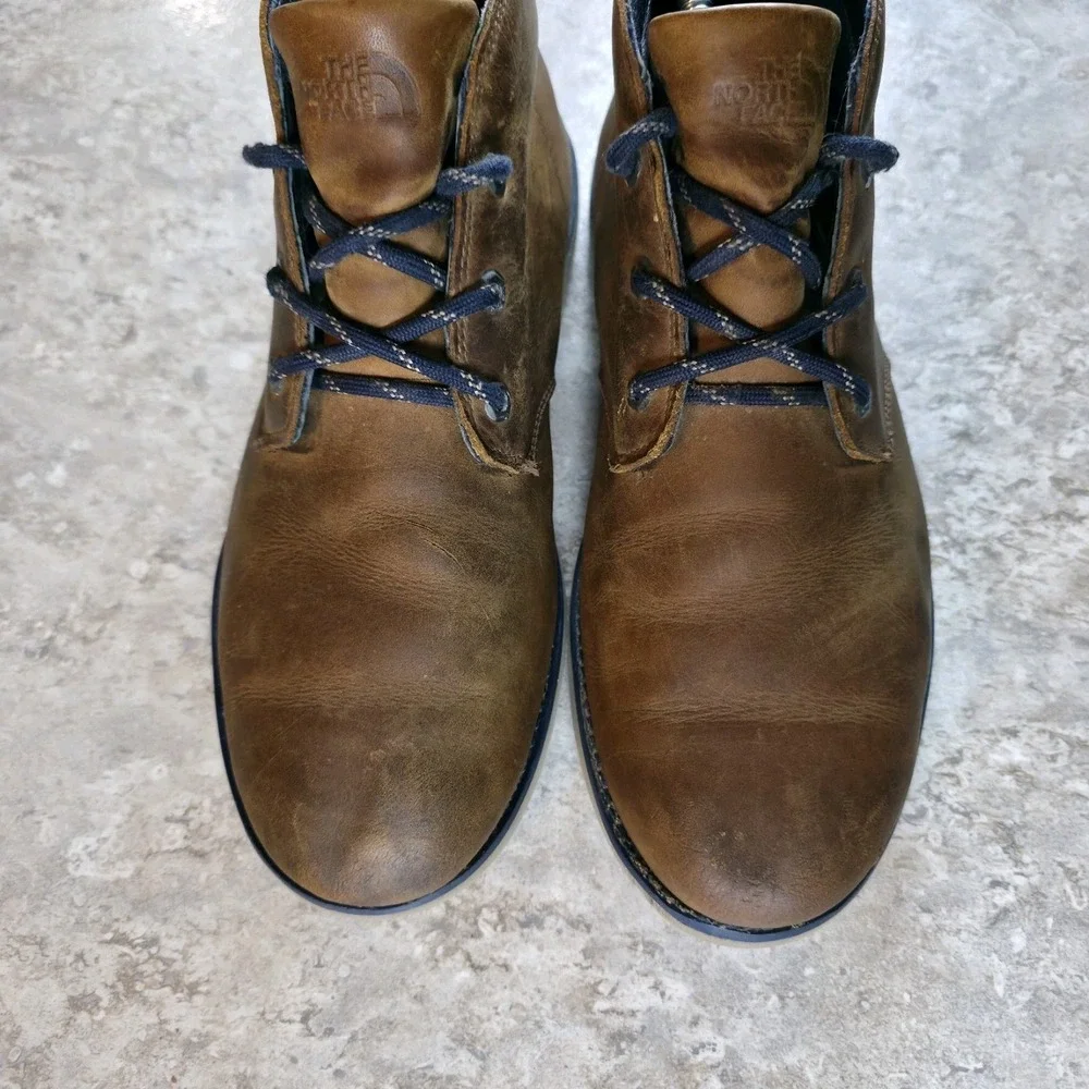 The‎ North Face Ballard II Chukka Hiking Trail Boots Mens US 9 Brown Leather